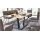 Interliving Esszimmer Serie 5105 – Esstisch Charaktereiche & schwarzes Metall – ca. 160 x 90 cm