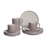 Ritzenhoff & Breker Kaffeeservice Jasper taupefarbene...