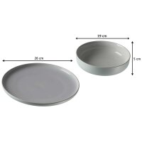 Ritzenhoff & Breker Tafelservice Jasper mintfarbene...
