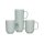 Ritzenhoff & Breker Kaffeebecher Jasper mintfarbene Keramik - vierteilig, ca. 320 ml