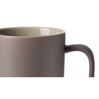 Ritzenhoff & Breker Kaffeebecher Jasper taupefarbenes Steinzeug - vierteilig, ca. 320 ml Fassungsvermögen