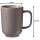 Ritzenhoff & Breker Kaffeebecher Jasper taupefarbenes Steinzeug - vierteilig, ca. 320 ml Fassungsvermögen