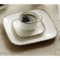 Ritzenhoff & Breker Kaffeeservice Casa beiges Porzellan - 12-teilig, Kaffeegeschirr