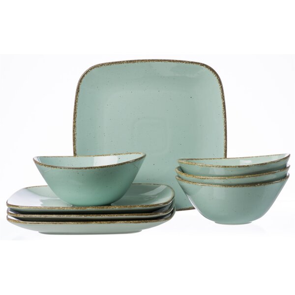 Ritzenhoff & Breker Tafelservice Casa blaues Porzellan - 8-teilig, Tafelgeschirr