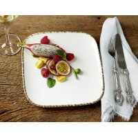 Ritzenhoff & Breker Kombiservice Casa beiges Porzellan - 12-teilig, Brunchset