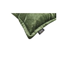 done.® Kissenhülle Cushion Glam khakifarbener Samt – ca. 45 x 45 cm
