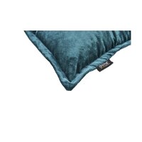 done.® Kissenhülle Cushion Glam petrolfarbener Samt – ca. 45 x 45 cm