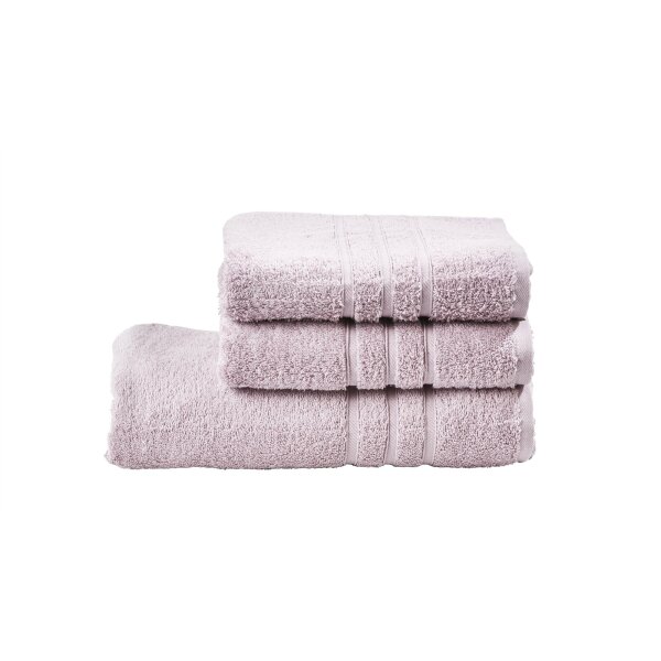 done.® Handtuch-Set Daily Uni altrosa Baumwolle – dreiteilig