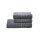 done.® Handtuch-Set Daily Uni anthrazitfarbene Baumwolle – dreiteilig