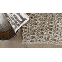 Interliving Teppich Serie B-8001 steinfarbene Schurwolle...