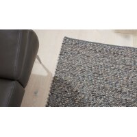 Interliving Teppich Serie B-8001 oceanfarbene Schurwolle – ca. 65 x 130 cm