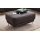 Interliving Sofa Serie 4252 – Polsterhocker anthrazitfarbener Stoff Büffel & Metallfüße – ca. 125 x 65 cm