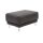 Interliving Sofa Serie 4252 – Polsterhocker anthrazitfarbener Stoff Büffel & Metallfüße – ca. 125 x 65 cm