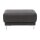 Interliving Sofa Serie 4252 – Polsterhocker anthrazitfarbener Stoff Büffel & Metallfüße – ca. 125 x 65 cm