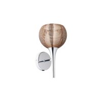 Brilliant Wandlampe Relax bronzefarbener Stahldraht &...