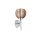 Brilliant Wandlampe Relax bronzefarbener Stahldraht & Glas – Höhe ca. 30 cm