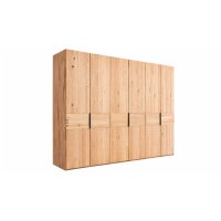 Interliving Schlafzimmer Serie 1015 – Komplettzimmer Wildeiche & Kopfteilpolster – sechstürig, Liegefläche 180 x 200 cm