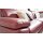 Interliving Sofa Serie 4054 – Ecksofa barolofarbenes Leder Credo & schwarze Metallfüße – Stellfläche ca. 287 x 254 cm