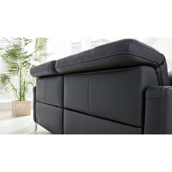 Interliving Sofa Serie 4054 – Mehrpreis Dreisitzer Lederrücken Lederbezug Credo