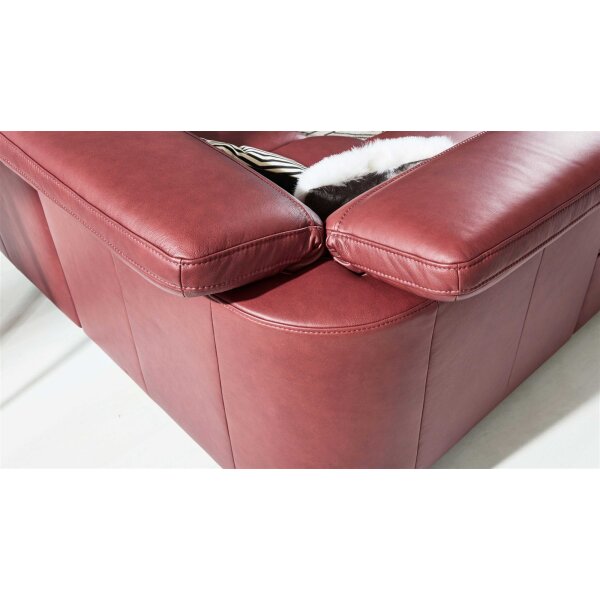 Interliving Sofa Serie 4054 – Mehrpreis Rundecke Lederrücken Lederbezug Credo