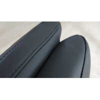 Interliving Sessel Serie 4541 – Relaxsessel motorisch - anthrazitfarbenes LongLife-Leder Credo & Tellerfuß V6