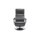Interliving Sessel Serie 4541 – Relaxsessel motorisch - anthrazitfarbenes LongLife-Leder Credo & Tellerfuß V6