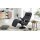 Interliving Sessel Serie 4541 – Relaxsessel motorisch - anthrazitfarbenes LongLife-Leder Credo & Tellerfuß V6