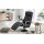 Interliving Sessel Serie 4541 – Relaxsessel motorisch - anthrazitfarbenes LongLife-Leder Credo & Tellerfuß V6