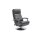 Interliving Sessel Serie 4541 – Relaxsessel motorisch - anthrazitfarbenes LongLife-Leder Credo & Tellerfuß V6
