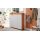 Interliving Garderoben Serie 6005 – Schuhschrank Eiche & lichtgrauer Lack – drei Türen
