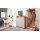 Interliving Garderoben Serie 6005 – Garderobenmöbel-Set Eiche & lichtgrauer Lack – dreiteilig