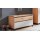 Interliving Garderoben Serie 6005 – Garderobenbank Eiche & lichtgrauer Lack – zwei Schubladen