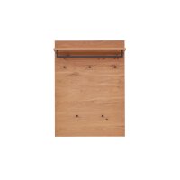 Interliving Garderoben Serie 6005 – Wandgarderobe Balkeneiche – ca. 80 x 109 cm