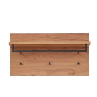 Interliving Garderoben Serie 6005 – Wandgarderobe Balkeneiche – ca. 80 x 109 cm
