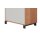 Interliving Garderoben Serie 6005 – Dielenschrank Eiche & lichtgrauer Lack – eine Tür, links