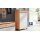 Interliving Garderoben Serie 6005 – Kommode Eiche & lichtgrauer Lack – eine Schublade, eine Tür, links