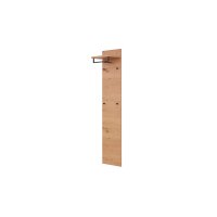 Interliving Garderoben Serie 6005 – Wandgarderobe Balkeneiche – ca. 42 x 183 cm