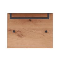 Interliving Garderoben Serie 6005 – Wandgarderobe Balkeneiche – ca. 42 x 183 cm