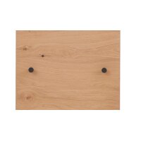 Interliving Garderoben Serie 6005 – Wandgarderobe Balkeneiche – ca. 42 x 183 cm