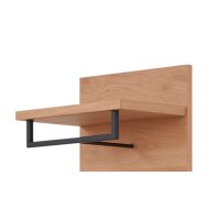 Interliving Garderoben Serie 6005 – Wandgarderobe Balkeneiche – ca. 42 x 183 cm