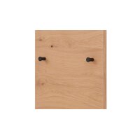 Interliving Garderoben Serie 6005 – Wandgarderobe Balkeneiche – ca. 42 x 183 cm