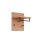 Interliving Garderoben Serie 6005 – Wandgarderobe Balkeneiche – ca. 42 x 183 cm