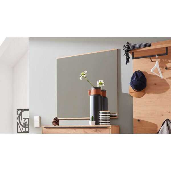 Interliving Garderoben Serie 6005 – Spiegel Balkeneiche – ca. 82 x 82 cm