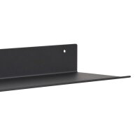 Interliving Garderoben Serie 6005 – Ablageboard anthrazitfarbenes Metall – Länge ca. 32 cm