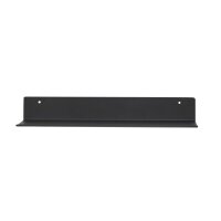 Interliving Garderoben Serie 6005 – Ablageboard anthrazitfarbenes Metall – Länge ca. 32 cm