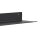 Interliving Garderoben Serie 6005 – Ablageboard anthrazitfarbenes Metall – Länge ca. 32 cm