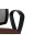 Drehstuhl orthoSedis 20 als ergonomisches Büromöbel dunkelbrauner Sitzbezug G08 & schwarze Netzbespannung, verchromtes Drehkreuz