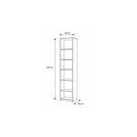 Interliving Kleiderschrank Serie 1205 – Regal...