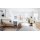 Interliving Kleiderschrank Serie 1205 – Bettgestell Eiche Bianco & Schiefer – Liegefläche ca. 180 x 200 cm