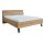 Interliving Kleiderschrank Serie 1205 – Bettgestell Eiche Bianco & Schiefer – Liegefläche ca. 180 x 200 cm